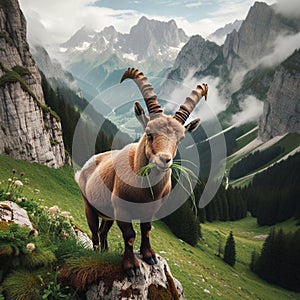 Hillside Hopper - Goat\'s Agile Ascent
