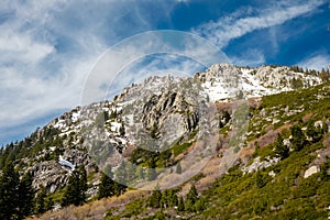 Hillside of Lake Tahoe, California