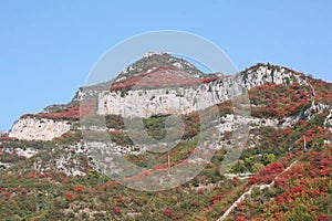 Hillside in Qingtianhe, Jiaozuo, Henan, China photo