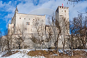 Hilltop Castle in Bruneck (Brunico), Italy