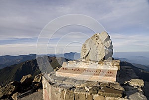 Hilltop of Mt. jade. photo