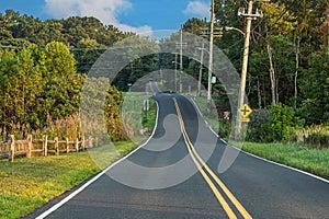 Hilly Country Road