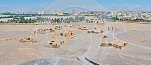 Zoroastrian burial site in Yazd, Iran photo