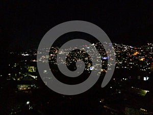 Night view of Kohima city photo