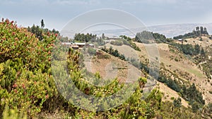 Hilly landscapes of Ethiopia