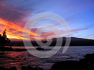 Hilo Mauna Kea Sunset photo