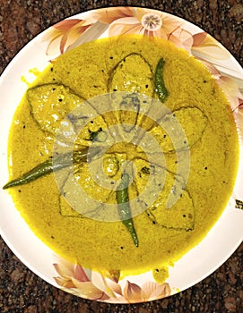 Hilsa fish dish photo