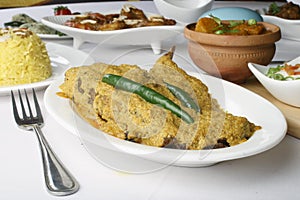 Hilsa or Ilish Mach a Fish Dish from India