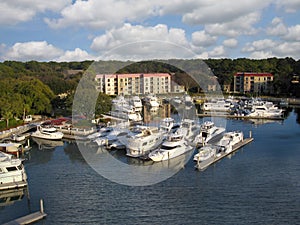 Hilton Head Island marina near the lighthouse, So