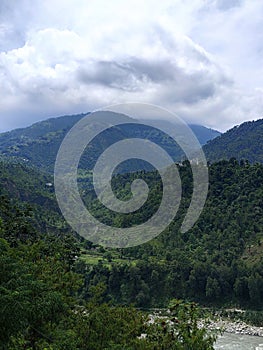 Himachal Pradesh beautiful Chamba and heel height village photo