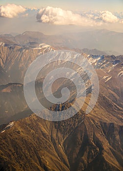 Himalai Mountain with snow