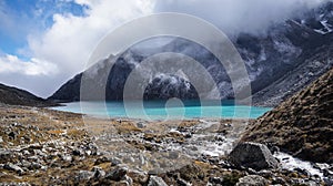 Himalaya, Himalayan mountains and lake