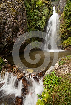 Himalaya Landscape: rocks and waterfall