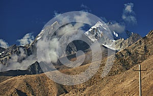 Himalaya Mountain landscape in Ngari Prefecture, Tibet