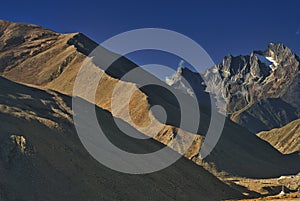 Himalaya Mountain landscape in Ngari Prefecture, Tibet