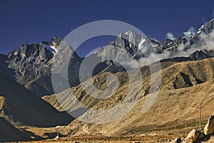 Himalaya Mountain landscape in Ngari Prefecture, Tibet