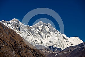 Himalaya mountain peak landscape