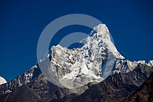 Himalaya mountain peak landscape