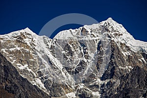 Himalaya mountain peak landscape