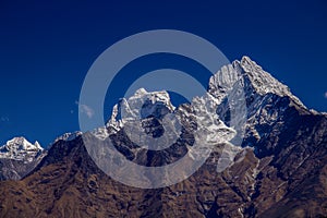 Himalaya mountain peak landscape