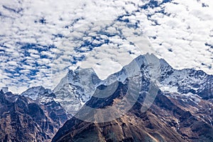Himalaya mountain peak landscape