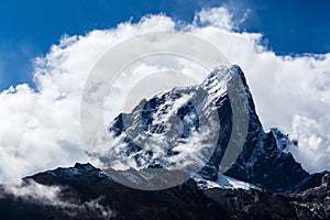 Himalaya mountains landscape Nepal