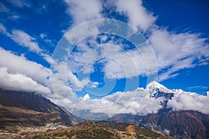 Himalaya mountains. Nepal, Sagarmatha National Park photo