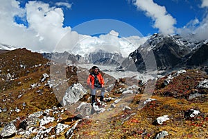 Himalaya Mountains Trekking Climber