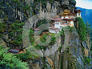 Himalaya, Tibet, Bhutan, Paro Taktsan, Taktsang Palphug Monaster