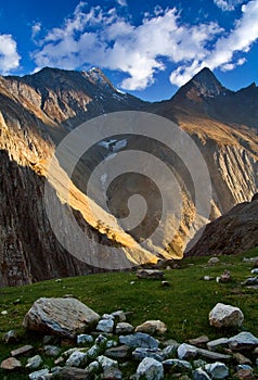 Himalaya valley photo