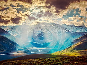 HImalayan landscape with Himalayas mountains