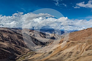 Himalayan landscape near Tanglang-La pass. Ladakh, India photo