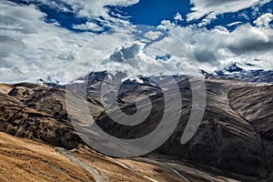 Himalayan landscape near Tanglang-La pass. Ladakh, India photo