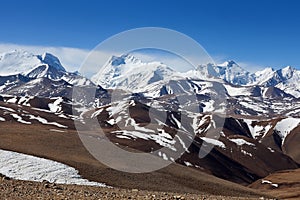 Himalayan mountain landscape in Western Tibet, China photo