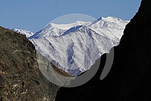 Himalayan mountains in Ladakh, India photo