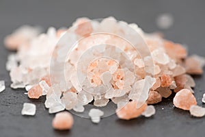 Himalayan pink crystal salt. Pink Salt Background