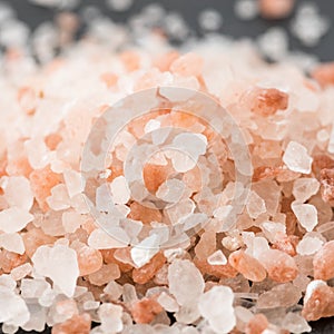 Himalayan pink crystal salt. Pink Salt Background