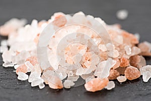 Himalayan pink crystal salt. Pink Salt Background