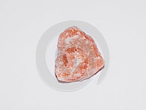 Himalayan pink rock salt .Healthy food ingredient full of minerals.