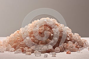 Himalayan pink salt, kitchen ingredient and holistic element