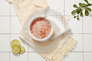 Himalayan pink salt reduces sebum production and clears skin congestion