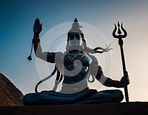 Himalayan Revelation: Lord Shiva\'s Secrets of Spiritual Serenity, generative ai photo