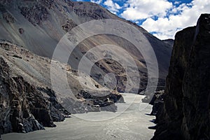 Himalayan river landscape