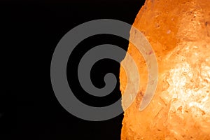 Himalayan salt crystal
