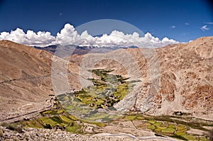 Himalayan valley, Ladakh, India photo