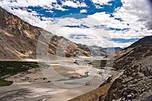 Himalayan valley, Ladakh, India photo