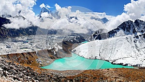 Himalayas Aerial View Mountain Lake
