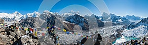 The himalayas as seen from Gokyo Ri, Everest region, Nepal photo