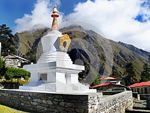 Himalayas, Chorten, Mountains