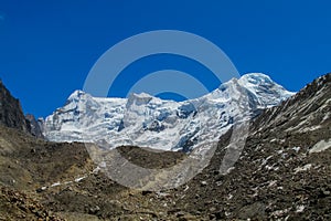 Himalayas Everest base camp trek valley views, EBC Nepal